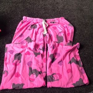 Pink duck dynasty pj bottoms